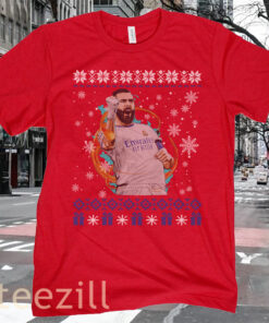Ugly Christmas Real Madrid Benzema For Gifts Xmas Holiday T-Shirt