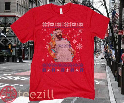 Ugly Christmas Real Madrid Benzema For Gifts Xmas Holiday T-Shirt