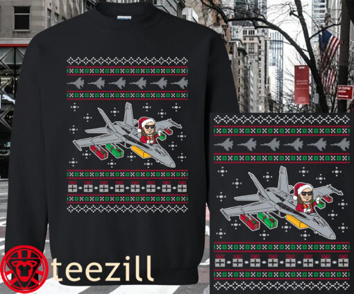 Merry Christmas F18 Ugly Sweater Dan Big Katz Shirt