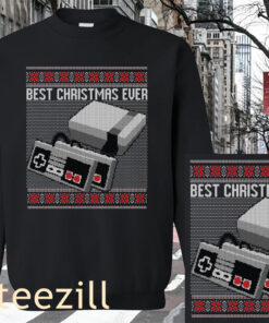 THE BEST CHRISTMAS EVER UGLY SWEATER SHIRT