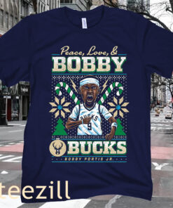 The Game Bobby Portis Jr. Milwaukee Bucks Christmas Holiday T-Shirt