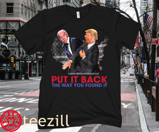 Funny Trump Slap Anti Biden Shirt