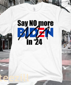 No More Biden In 2024 Anti Liberals T-Shirt