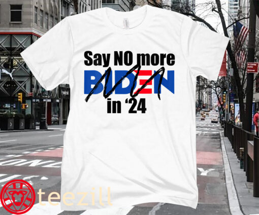 No More Biden In 2024 Anti Liberals T-Shirt