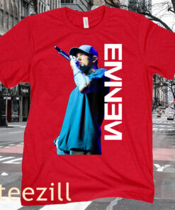 Posters Eminem Mic Pose by Rock Off Shirt