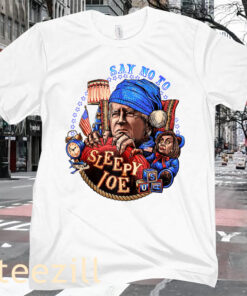 Say No To Sleepy Joe Biden - Pro Trump 2024 T-Shirt