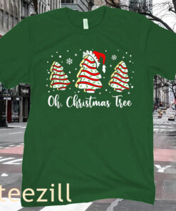 The Oh Christmas Tree Cakes Debbie Funny Christmas Shirt
