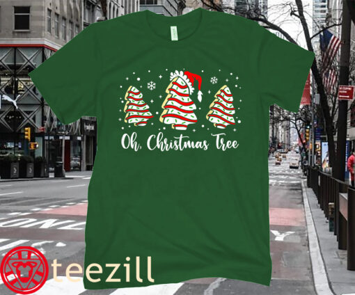 The Oh Christmas Tree Cakes Debbie Funny Christmas Shirt