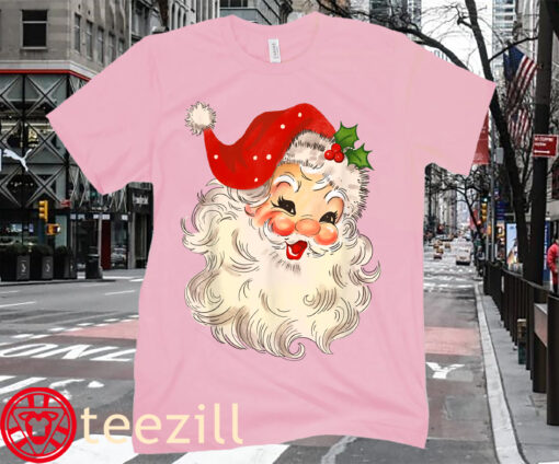 The Santa Claus Face Shirt Christmas Xmas Santa Claus T-Shirt