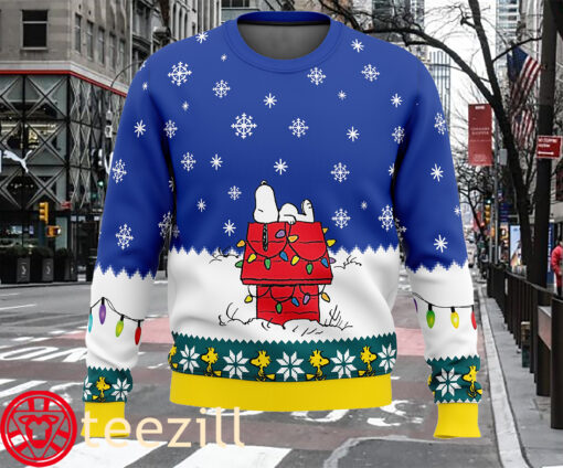 Xmas Snoopy Ugly Christmas Sweater 3D Shirt
