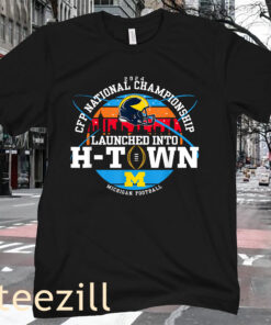 2024 CFP National Championship Michigan H-Town Shirt