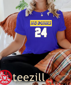 24 No Dunks 24 Indiana Basketball Shirt
