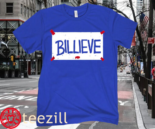 Billieve Sign Tee Buffalo Bills