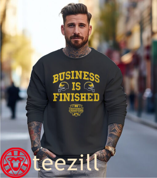 Business Is Finished Football Shirt