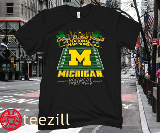 CFP National Champion Michigan Wolverines 2024 Shirt