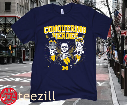 College Michigan Football Champions 2023 Caricatures Shirt