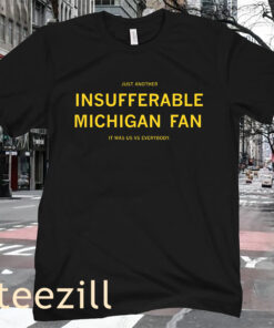 Fball Insufferable Michigan Fan T-Shirt