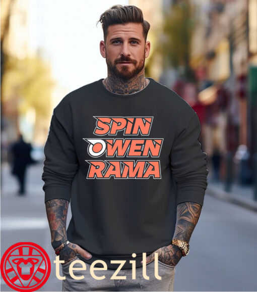 Flyers' Owen Tippett Spin Owen Rama Shirt