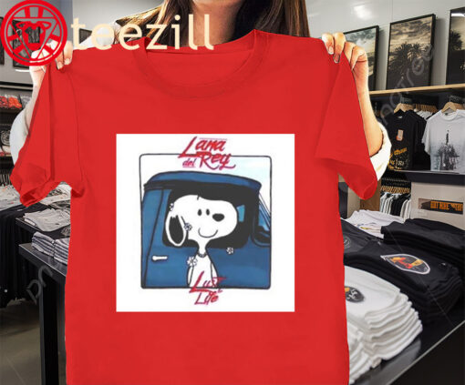 Funny Snoopy Lana Del Rey Lust For Life Tshirt