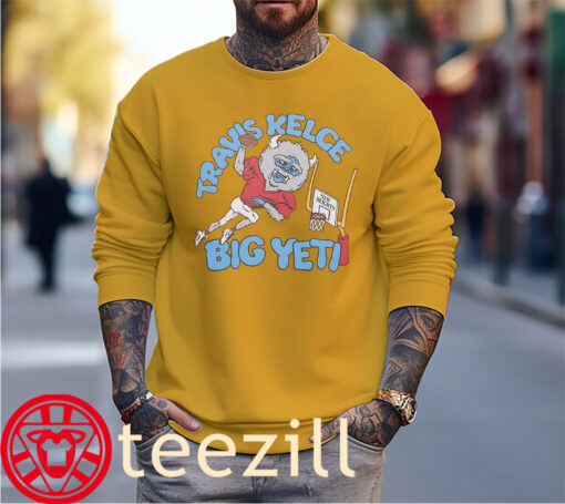 Game Jason Kelce Wore a ‘Big Yeti’ T-Shirt