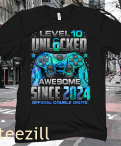 Gamer Birthday Since 2024 10th LIMITED Edition Gifts Shirt