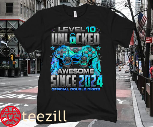 Gamer Birthday Since 2024 10th LIMITED Edition Gifts Shirt