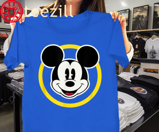 Hoodies Disney Smiling Mickey in Yellow Circle Shirt
