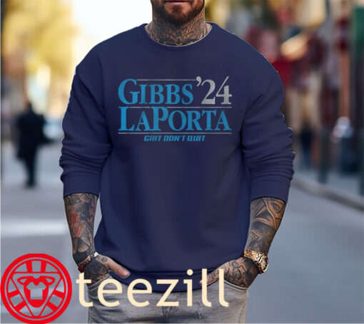Jahmyr Gibbs-Sam Laporta '24 Grit Detroit Lions T-Shirts