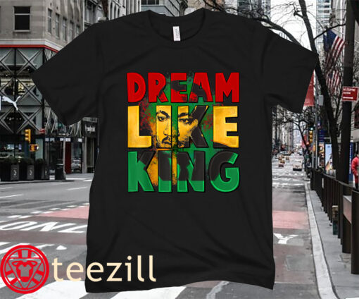 January 15 Black History Month I Dream Luther King Day Shirt