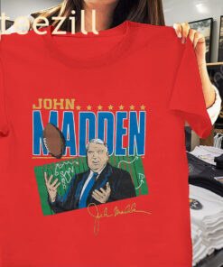 Legend Signature John Madden Shirt