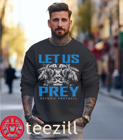 Let Us Prey Posters Detroit Football Shirt
