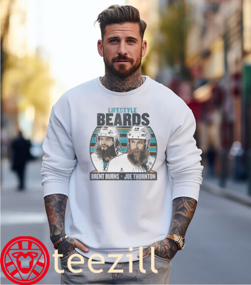 Lifestyle Beards Brent Burns, Joe Thornton Shirt