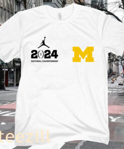 Logo University Michigan Wolverines 2024 T-shirt