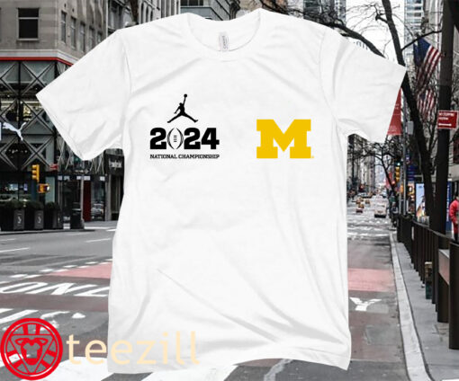 Logo University Michigan Wolverines 2024 T-shirt