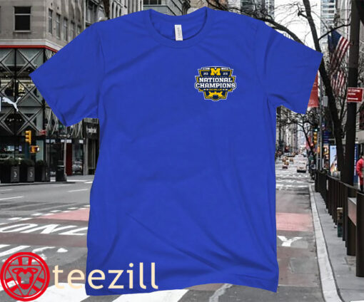 Logo University of Michigan Football Champions Unisex Shirt