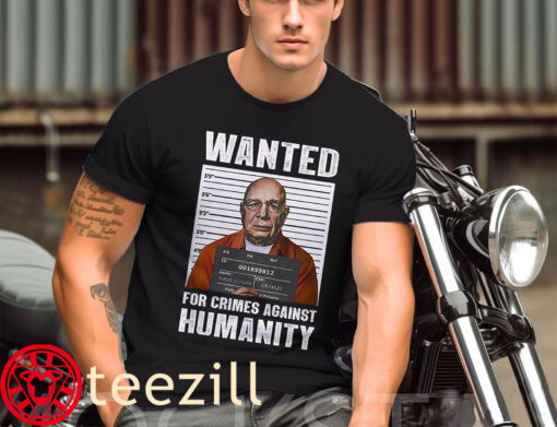 Men's Klaus Schwab Wanted For Crimes Against Humanity Shirt