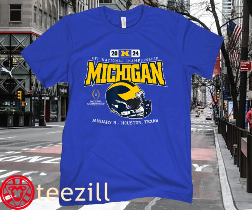 Michigan Wolverines 2024 CFP National Championship Shirt