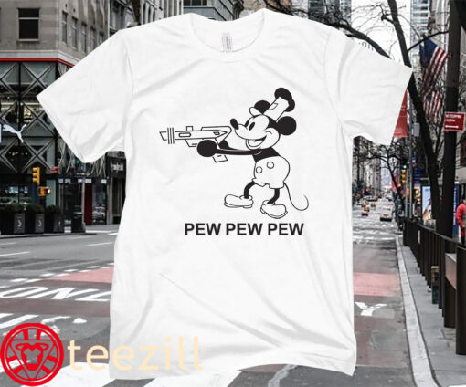 Mickeymouse Steamboat Pew Pew Pew Shirt