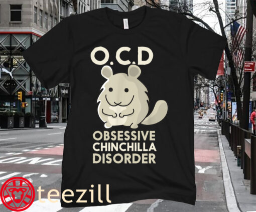 OCD Obsessive Chinchilla Disorder Gift Kids Shirt