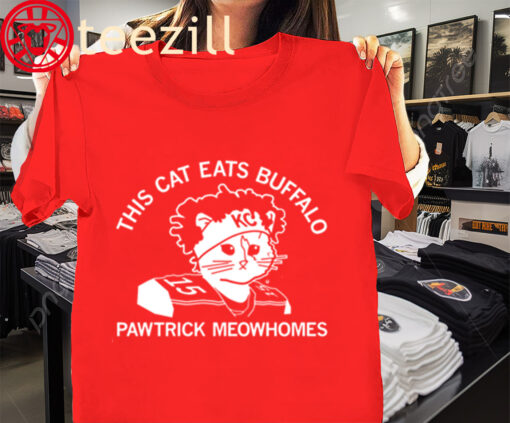 Patrick Mahomes Eats Buffalo Shirt
