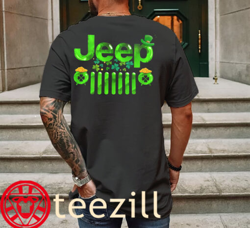 Shamrock Jeep Patrick's Day 2024 Shirts