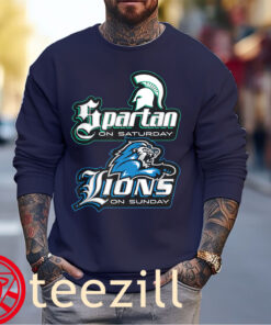 Spartan On Saturday Lion On Sunday Shirt
