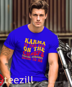 Sweaters Karma Is the Guy on the Chief Shirt