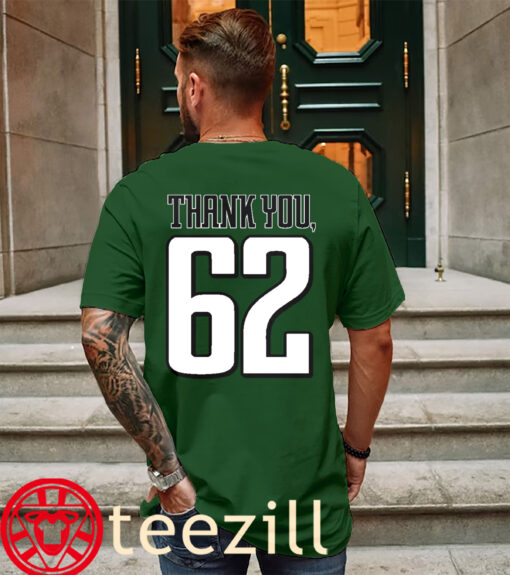 Thank You 62 Jason Kelce T-Shirt