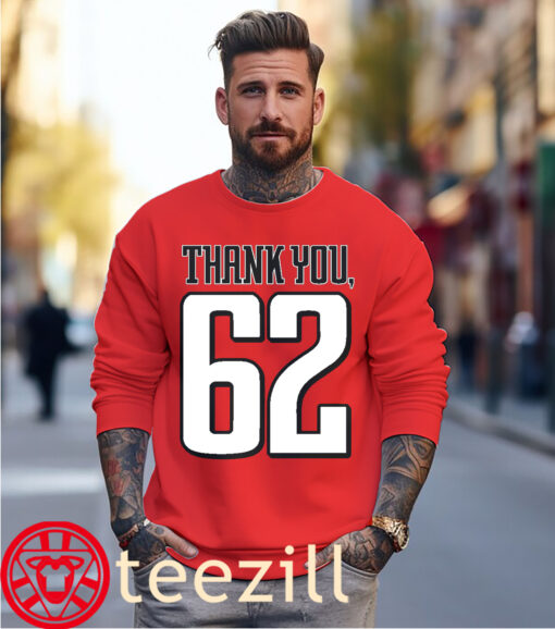 Thank You 62 Jason Kelce T-Shirt