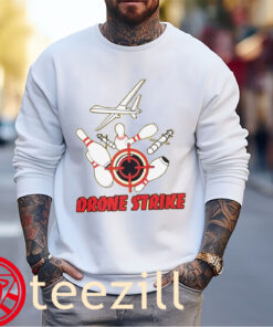 The Bowling Drone Strike Bowling T-shirt