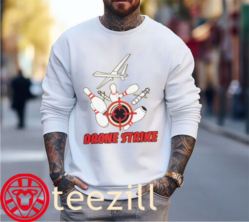 The Bowling Drone Strike Bowling T-shirt