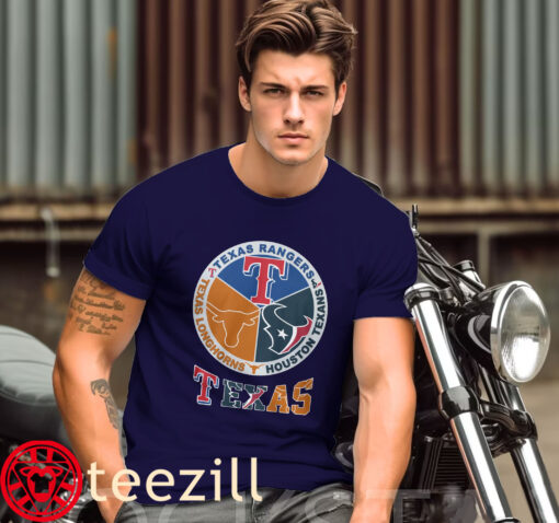 The TX Rangers TX Longhorn Houston TX Shirt
