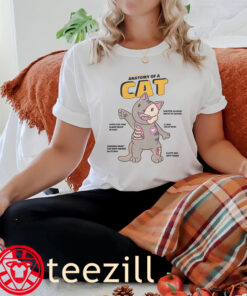 The Yujinclothing Cat Anatomy T-Shirt