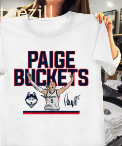 Uconn Women's Basketball Paige Bueckers Buckets Shirt